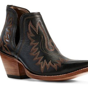 ARIAT WOMEN'S DIXON BROOKLYN FASHION BOOTIES - SNIP TOE size 9